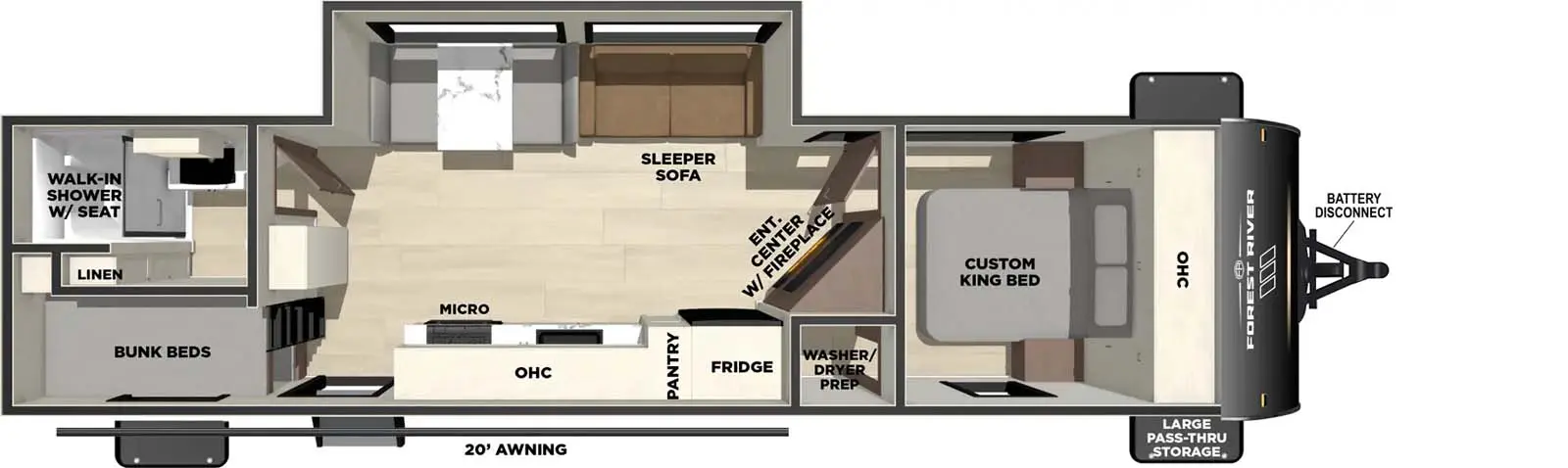 2600BH Floorplan Image
